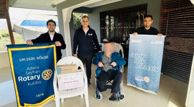 Seyhan Rotary’den Hatay’a Anlamlı Destek