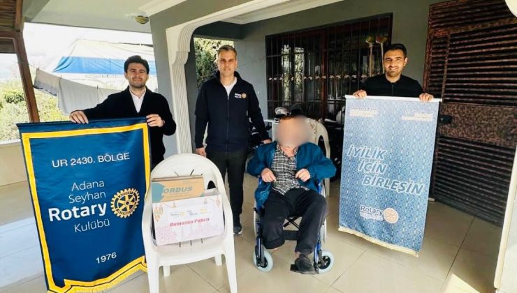 Seyhan Rotary’den Hatay’a Anlamlı Destek