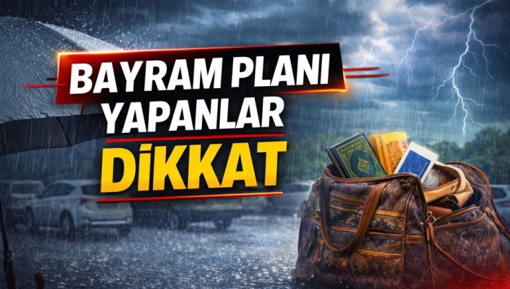 Adana’da Bayram Planı Yapanlar Dikkat! Sağanak Kapıda