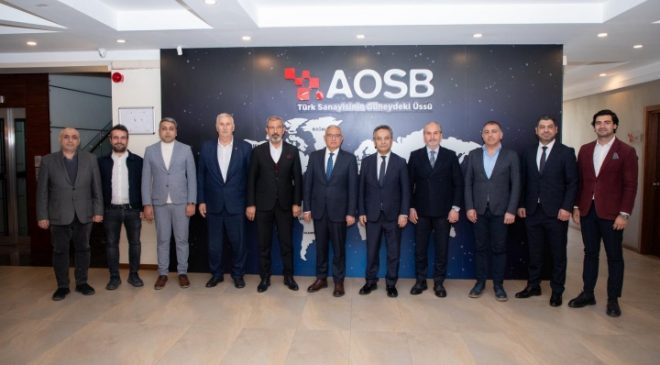 DAİMFED’den AOSB Başkanı Bekir Sütcü’ye Ziyaret