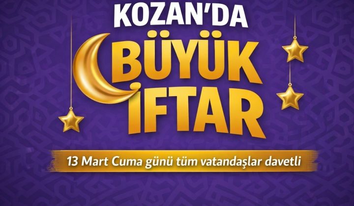 Adana Büyükşehir Belediyesi’nden Kozan’da İftar Daveti