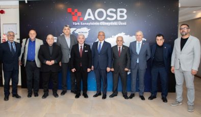 ÇGC Yönetim Kurulu AOSB’yi ziyaret etti