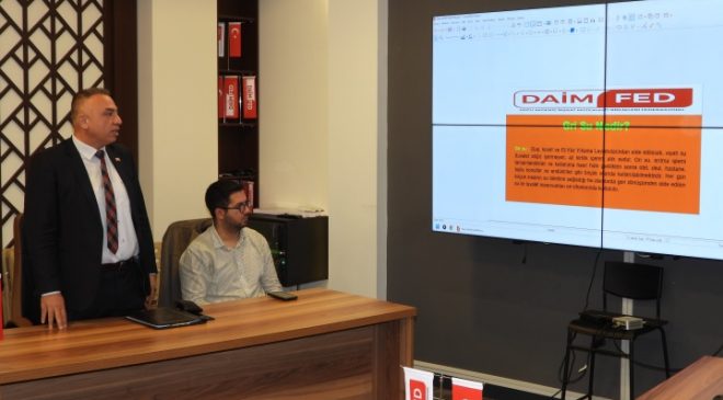 DAİMFED’de ‘Yağmur Suyu Hasadı ve Gri Su Sistemleri’ Semineri