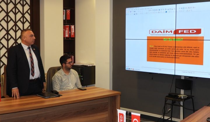 DAİMFED’de ‘Yağmur Suyu Hasadı ve Gri Su Sistemleri’ Semineri