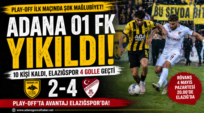 PLAY-OFF’TA AVANTAJ ELAZIĞSPOR’DA
