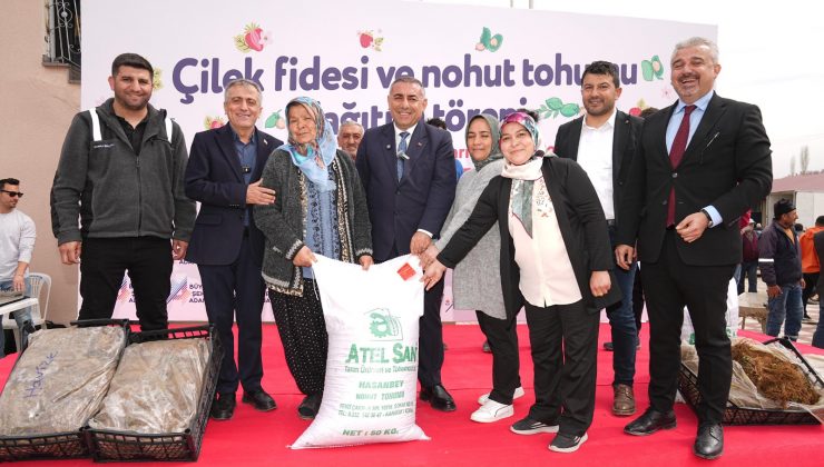 Adana Büyükşehir Belediyesi, üreticiye destek olmaya devam ediyor