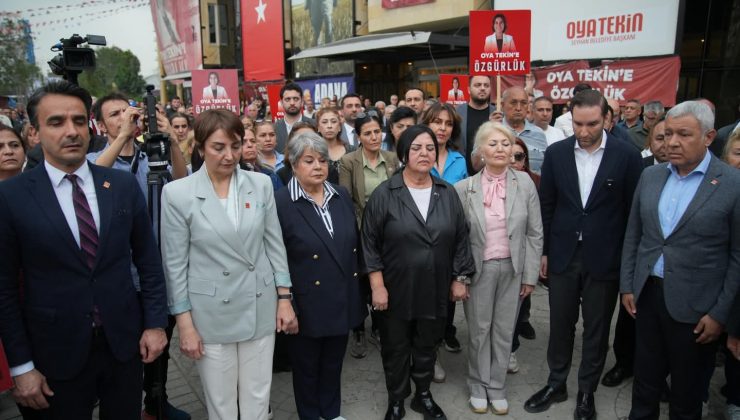 Adana’da Ortak Ses: “Oya Tekin Serbest Bırakılsın”