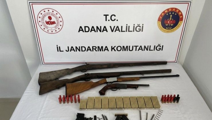 Kozan’da Operasyon! Silahlar ve 537 Fişek Ele Geçirildi