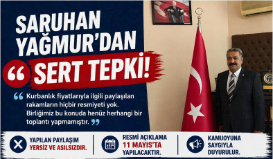 Flaş! Saruhan Yağmur: “Paylaşılan fiyatlar geçersiz”