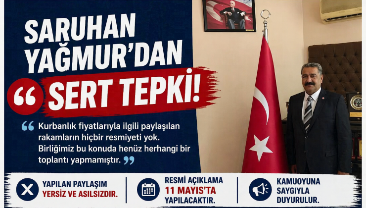 Flaş! Saruhan Yağmur: “Paylaşılan fiyatlar geçersiz”