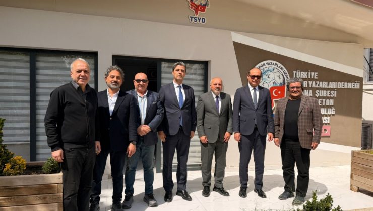 Defterdar Balıkcı’dan TSYD Adana Şubesi’ne Ziyaret