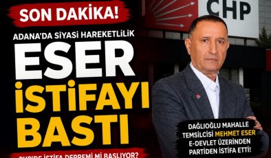 Mahalle karıştı… CHP’li Mehmet Eser istifa etti!