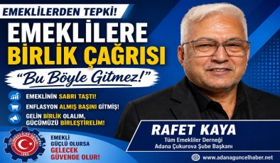 Rafet Kaya’dan Sert Çıkış: “4 Bin TL İkramiye Emekliye Hakaret!”